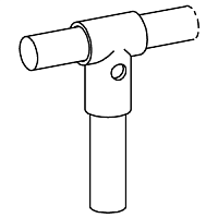 [J 6] Соединитель перпендикулярных 2-х труб
